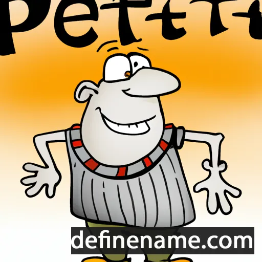 cartoon of the name Pertti