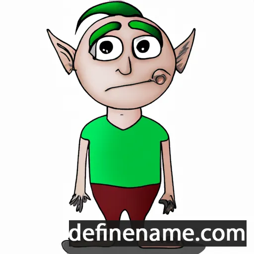 cartoon of the name Perwîn