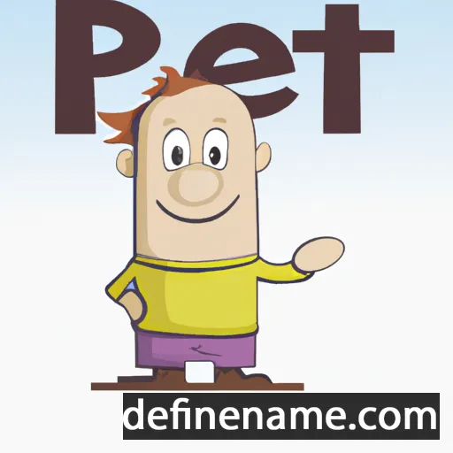 cartoon of the name Peti