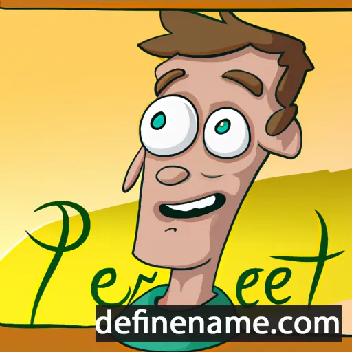 cartoon of the name Petr