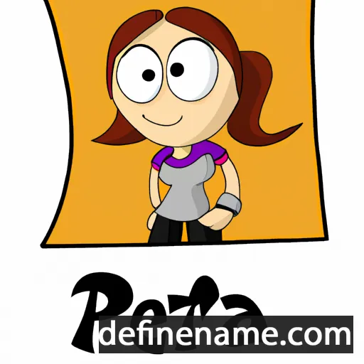 cartoon of the name Petra