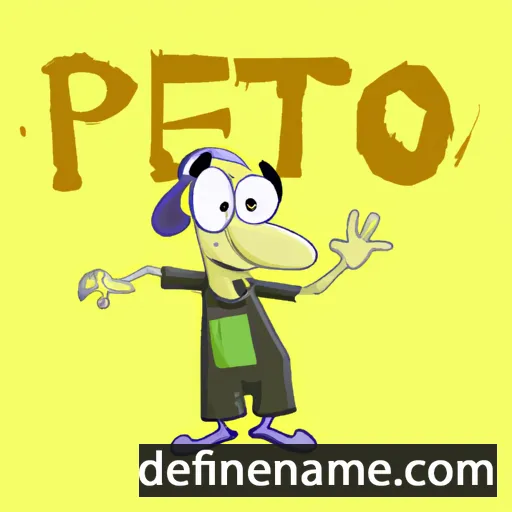 cartoon of the name Petro