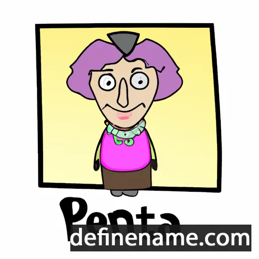 cartoon of the name Petrona