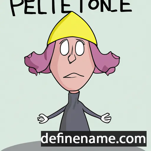 cartoon of the name Petronel