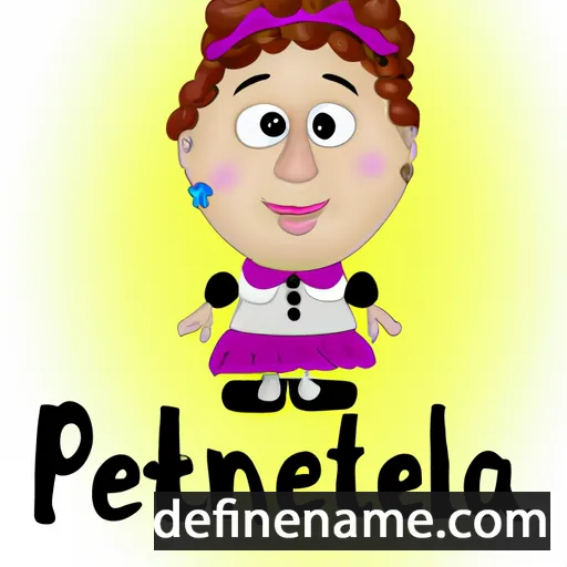 cartoon of the name Petronela