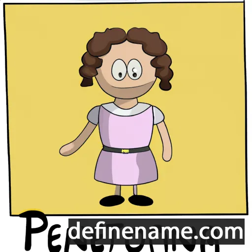 cartoon of the name Petronia