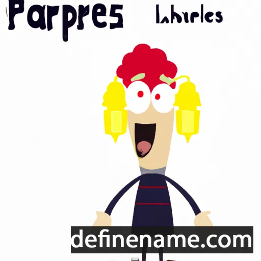 cartoon of the name Phares