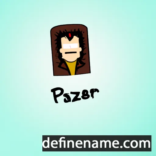 cartoon of the name Pharez