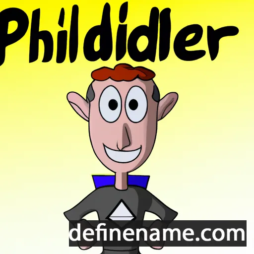 cartoon of the name Philander