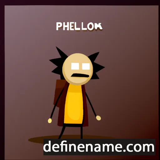 cartoon of the name Philemon