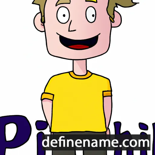 cartoon of the name Philipp