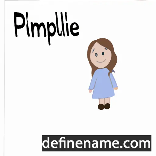 cartoon of the name Philomène