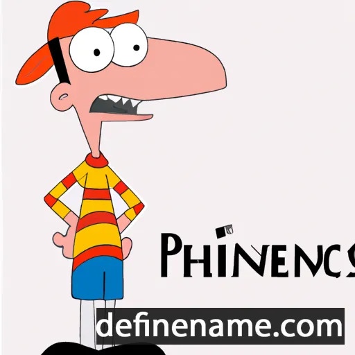 cartoon of the name Phineas