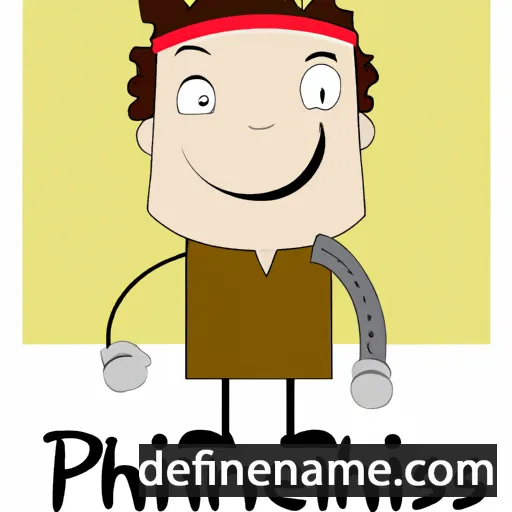 cartoon of the name Phinehas