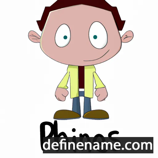 cartoon of the name Phineus