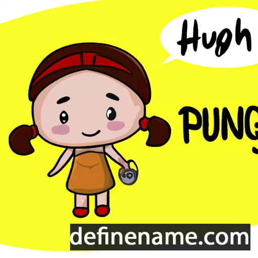 cartoon of the name Phượng