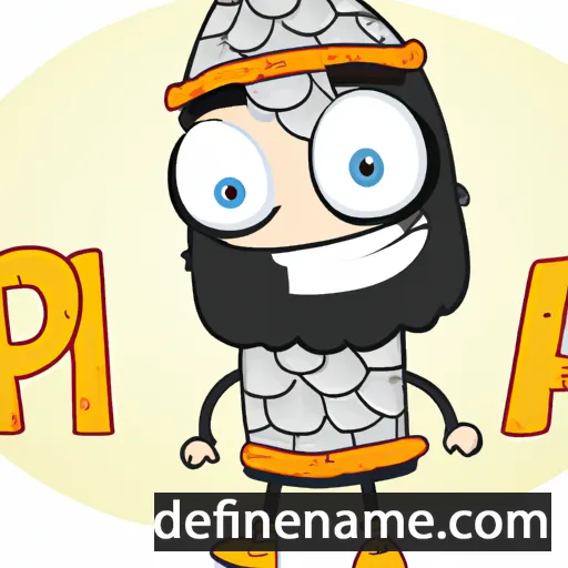 cartoon of the name Piaras