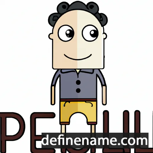 cartoon of the name Pierluigi