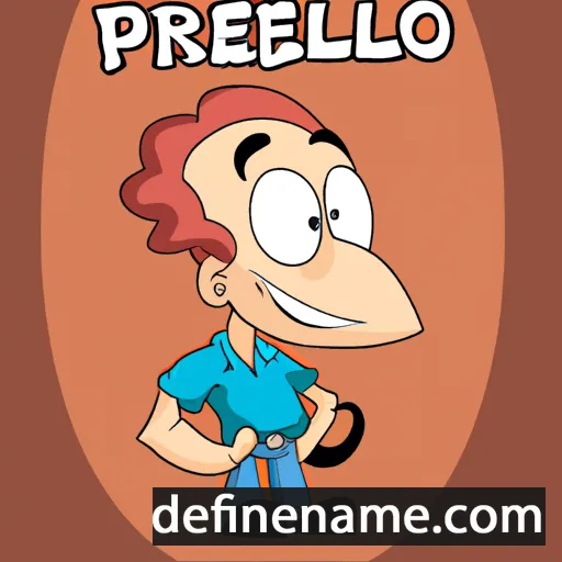 cartoon of the name Pierpaolo