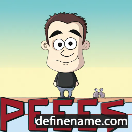 cartoon of the name Piers