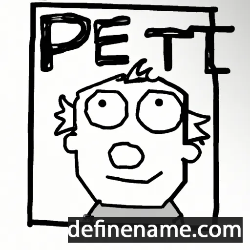 cartoon of the name Piet