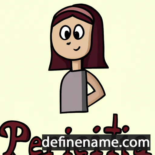 cartoon of the name Pietrina