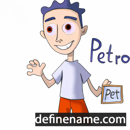 cartoon of the name Pietro