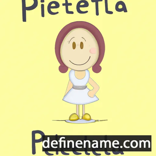 cartoon of the name Pietronella