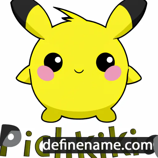 cartoon of the name Pika