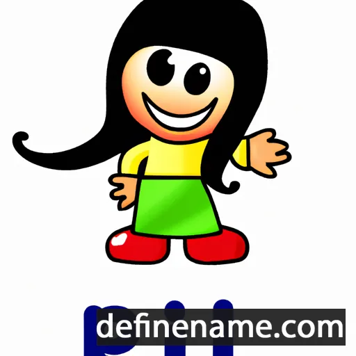 cartoon of the name Pili