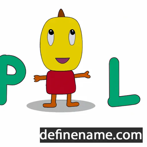 cartoon of the name Pili