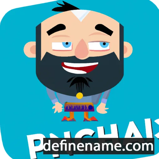 cartoon of the name Pinchas