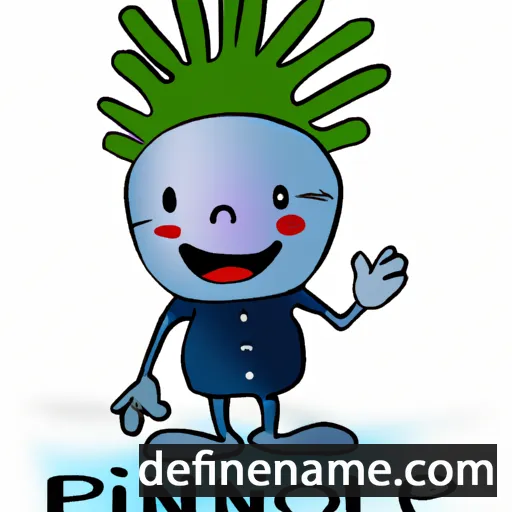 cartoon of the name Pinelopi