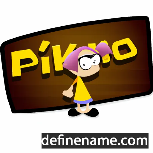 cartoon of the name Pirkko