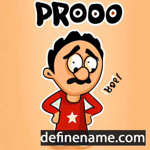 cartoon of the name Pirooz