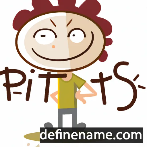 cartoon of the name Pistis