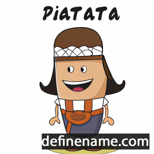 cartoon of the name Pitambara