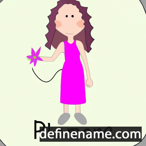 cartoon of the name Pleione