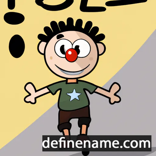 cartoon of the name Pòl