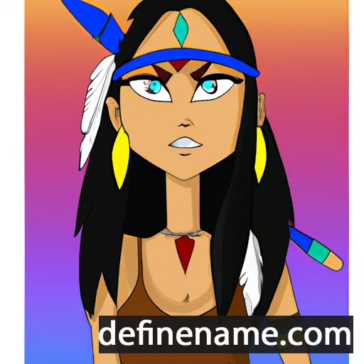 Pocahontas cartoon