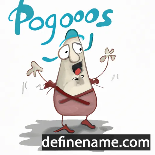 cartoon of the name Poghos