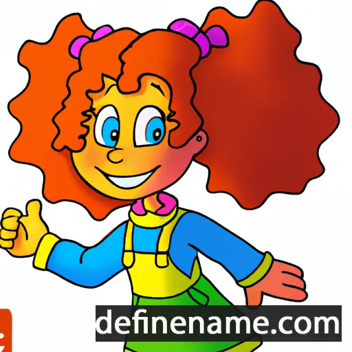 cartoon of the name Pollyanna