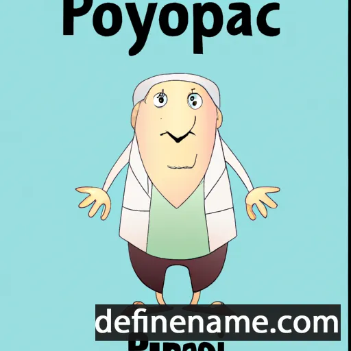 cartoon of the name Polycarp