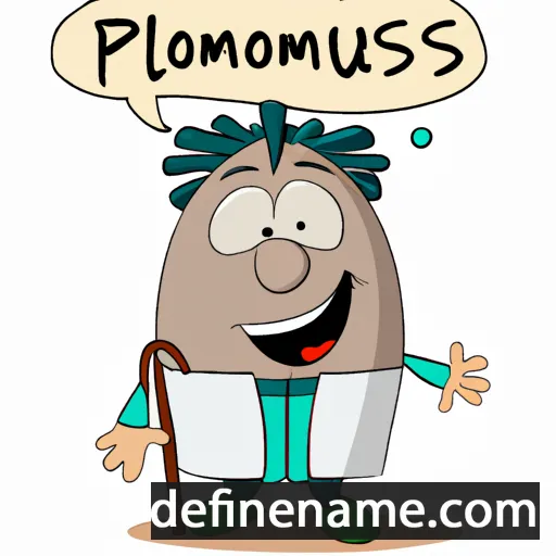 cartoon of the name Pomponius