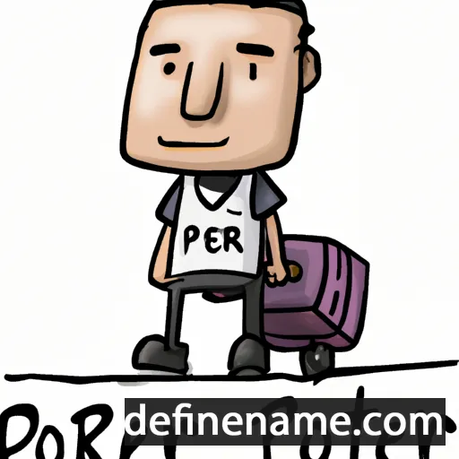 cartoon of the name Porter