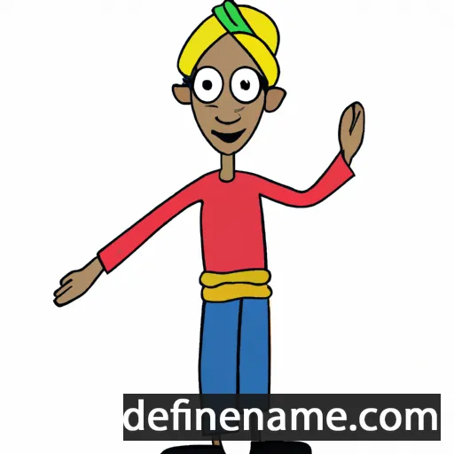 cartoon of the name Prabhat