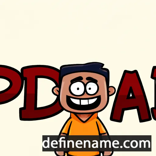 cartoon of the name Pradip