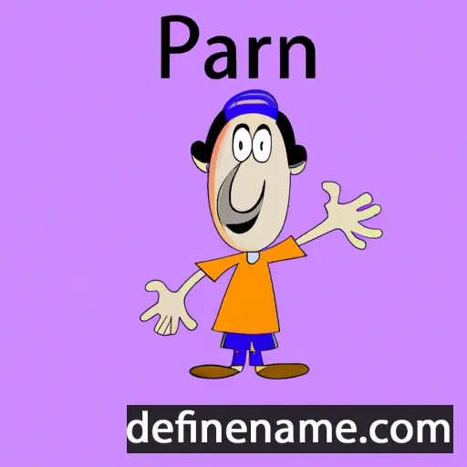 cartoon of the name Pran