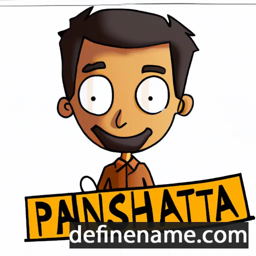 cartoon of the name Prashant