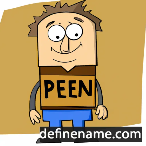 cartoon of the name Preben